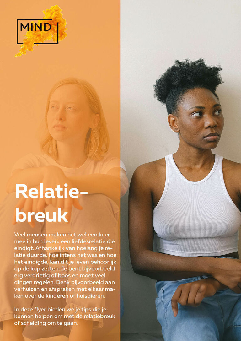 Korrelatie relatiebreuk flyer